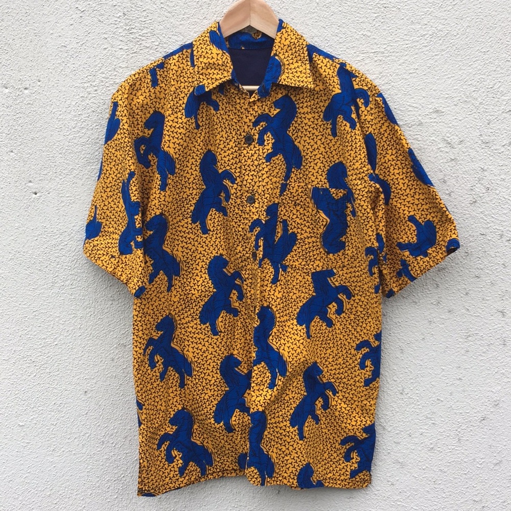 African print men’s shirt